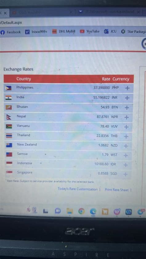 kabayan dollar exchange rate today